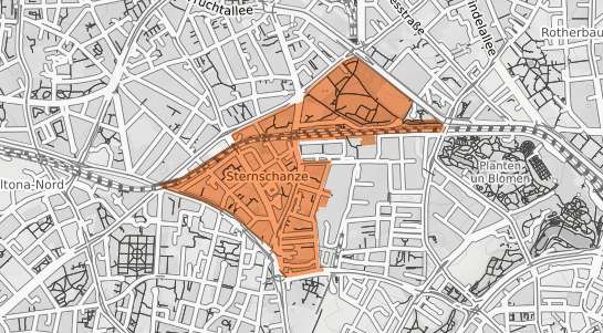 Mietspiegelkarte Hamburg Sternschanze