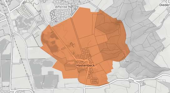 Mietspiegelkarte Hameln Hastenbeck