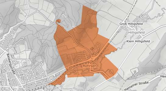 Mietspiegelkarte Hameln Rohrsen