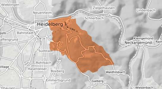 Mietspiegelkarte Heidelberg Altstadt