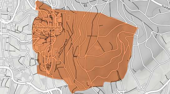 Mietspiegelkarte Heidelberg Emmertsgrund