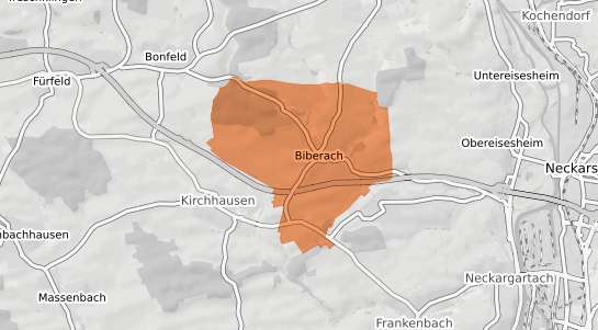 Mietspiegelkarte Heilbronn Biberach