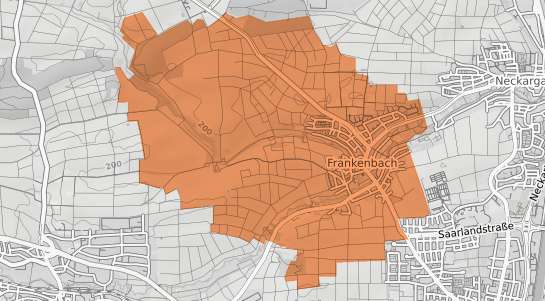 Mietspiegelkarte Heilbronn Frankenbach