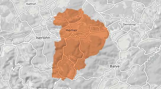 Mietspiegelkarte Hemer Hemer