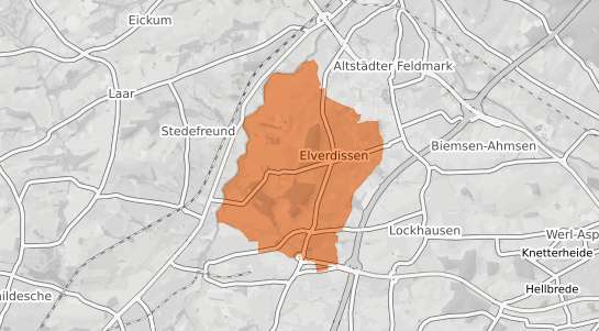 Mietspiegelkarte Herford Elverdissen