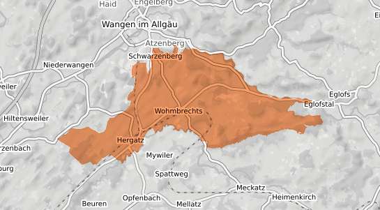 Mietspiegelkarte Hergatz Hergatz