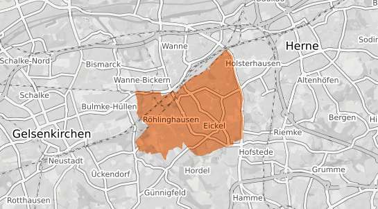 Mietspiegelkarte Herne Eickel