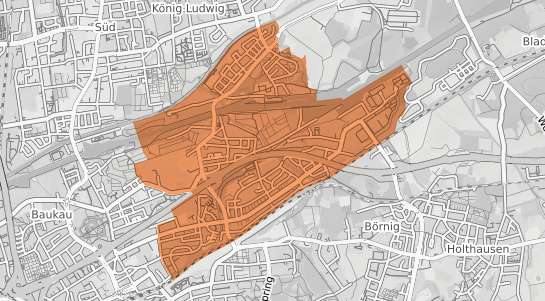 Mietspiegelkarte Herne Horsthausen