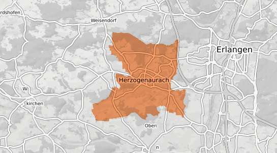Mietspiegelkarte Herzogenaurach Herzogenaurach