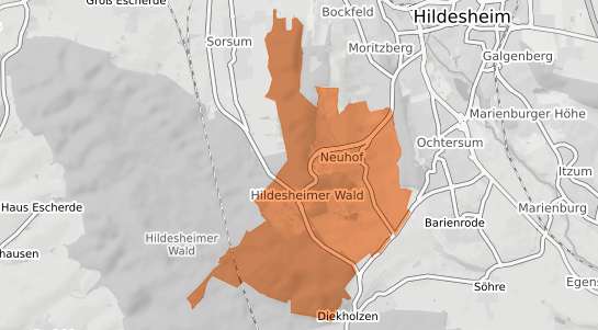 Mietspiegelkarte Hildesheim Marienrode