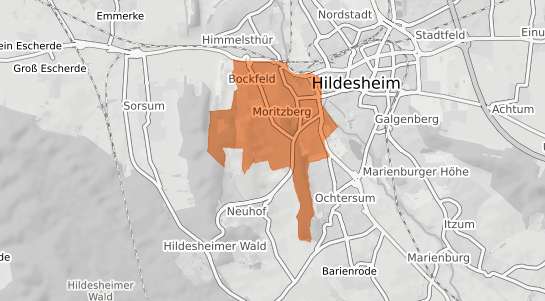 Mietspiegelkarte Hildesheim Moritzberg
