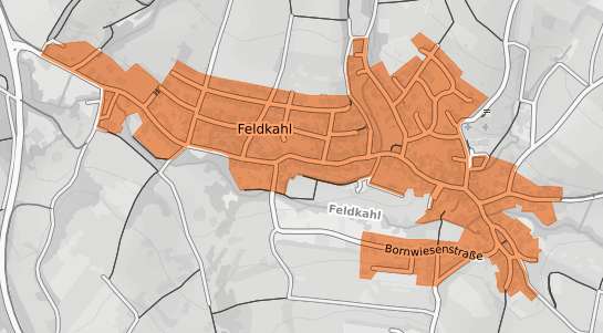 Mietspiegelkarte H&ouml;sbach Feldkahl