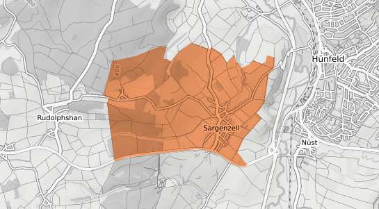 Mietspiegelkarte H&uuml;nfeld Sargenzell