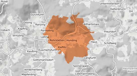 Mietspiegelkarte Hunding Hunding