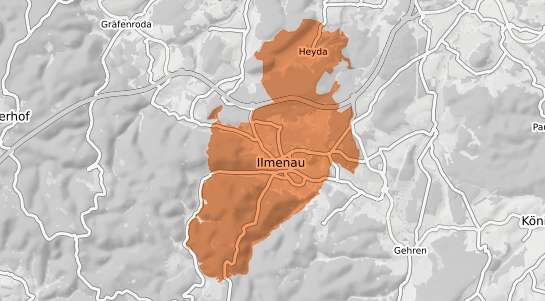 Mietspiegelkarte Ilmenau Ilmenau