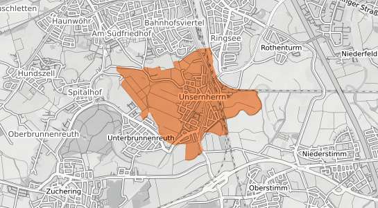 Mietspiegelkarte Ingolstadt Unsernherrn