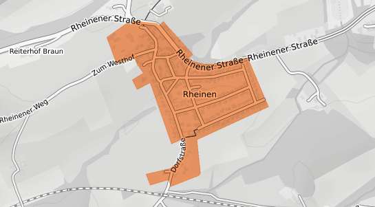 Mietspiegelkarte Iserlohn Rheinen