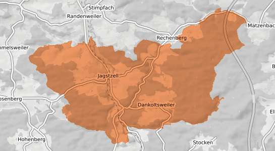 Mietspiegelkarte Jagstzell Jagstzell
