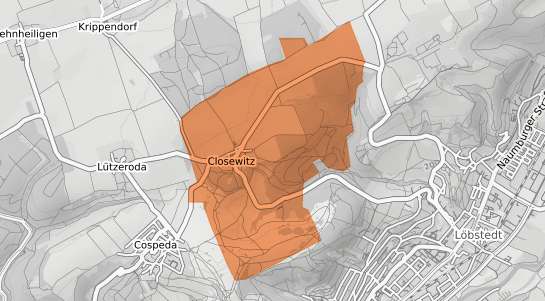 Mietspiegelkarte Jena Closewitz