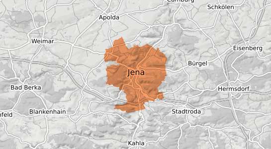 Mietspiegelkarte Jena West