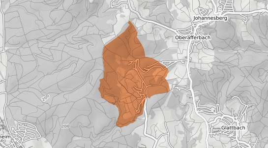 Mietspiegelkarte Johannesberg Steinbach