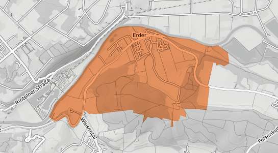Mietspiegelkarte Kalletal Erder