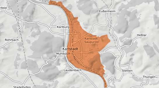 Mietspiegelkarte Karlstadt Karlstadt