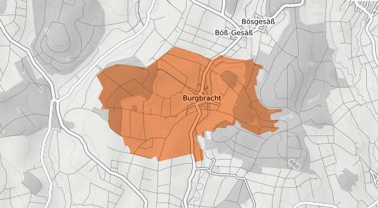 Mietspiegelkarte Kefenrod Burgbracht