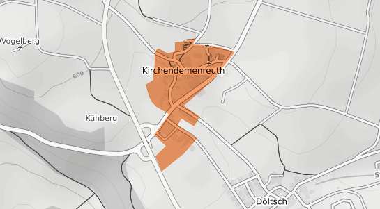 Mietspiegelkarte Kirchendemenreuth Kirchendemenreuth