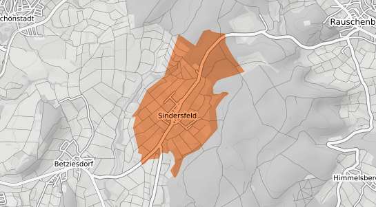 Mietspiegelkarte Kirchhain Sindersfeld