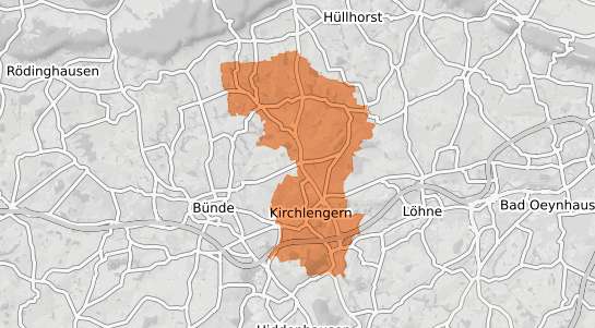 Mietspiegelkarte Kirchlengern Kirchlengern