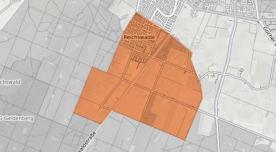 Mietspiegelkarte Kleve Reichswalde