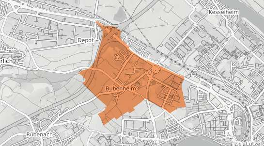 Mietspiegelkarte Koblenz Bubenheim
