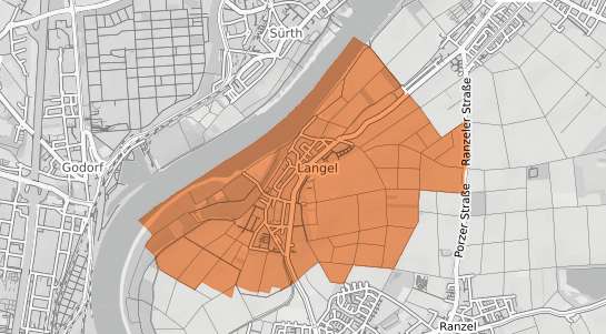 Mietspiegelkarte K&ouml;ln Langel
