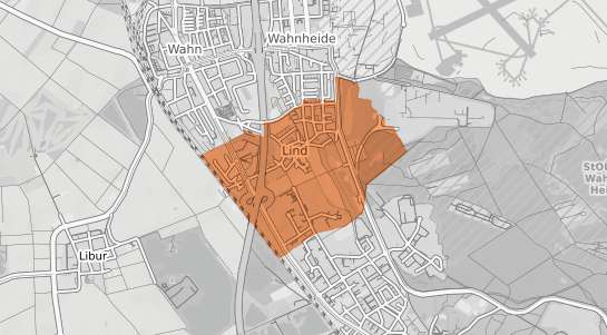 Mietspiegelkarte K&ouml;ln Lind