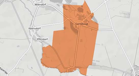 Mietspiegelkarte K&ouml;nnern Gerlebogk