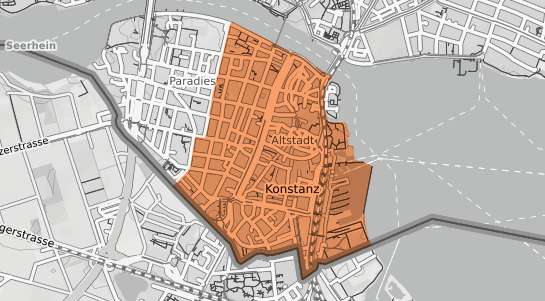 Mietspiegelkarte Konstanz Altstadt