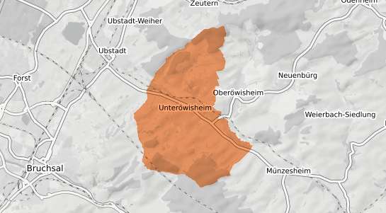 Mietspiegelkarte Kraichtal Unter&ouml;wisheim