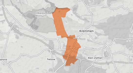 Mietspiegelkarte Kremmen Staffelde