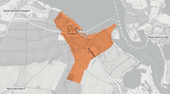 Mietspiegelkarte Kr&ouml;slin Freest