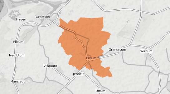 Mietspiegelkarte Krummh&ouml;rn Eilsum