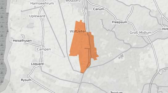 Mietspiegelkarte Krummh&ouml;rn Woltzeten