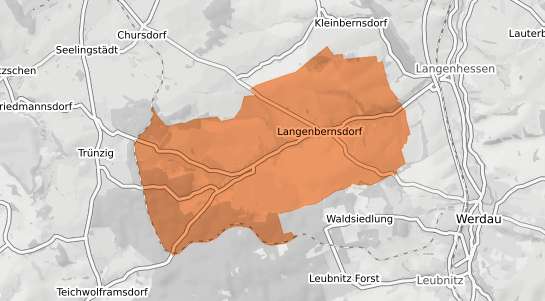Mietspiegelkarte Langenbernsdorf Langenbernsdorf