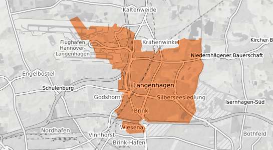 Mietspiegelkarte Langenhagen Langenhagen