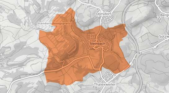 Mietspiegelkarte Lebach Steinbach
