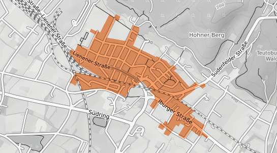 Mietspiegelkarte Lengerich Hohne
