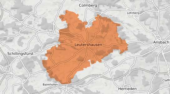 Mietspiegelkarte Leutershausen Leutershausen