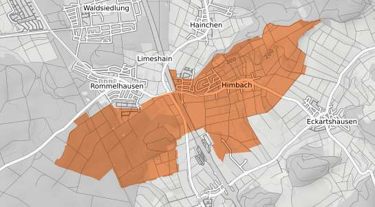 Mietspiegelkarte Limeshain Himbach