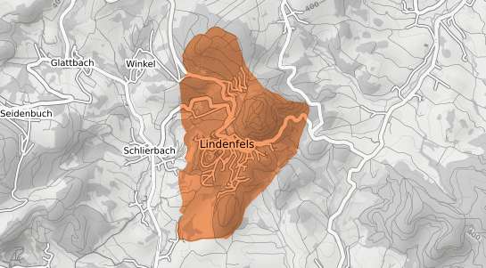 Mietspiegelkarte Lindenfels Lindenfels