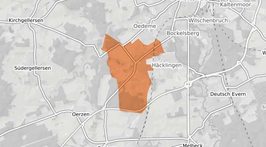 Mietspiegelkarte L&uuml;neburg Rettmer